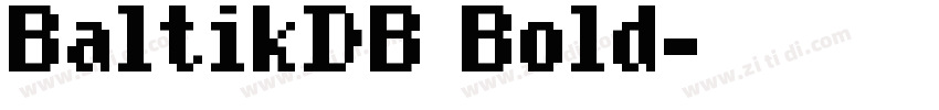 BaltikDB Bold字体转换